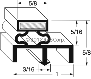 VICTORYGASKET, 13-9/16" X 25-5/16 SV