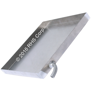 VICTORYDRAIN PAN, 11-3/4" X 12-5/8" X 1"