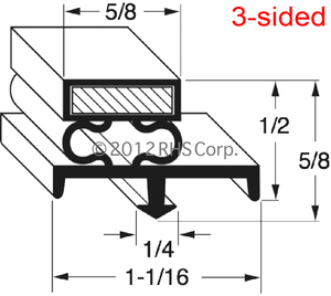 KOLPAKGASKET, 32-1/4" X 79" LH