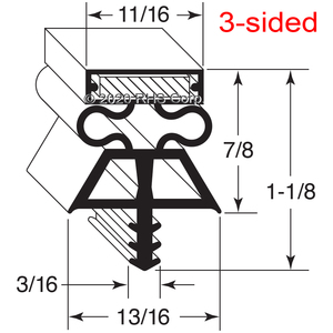 KOLPAKGASKET, 38-1/2 X 77-1/2 LH