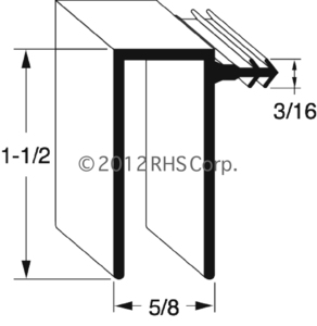 KOLPAKSWEEP, 28" DOOR GASKET DART