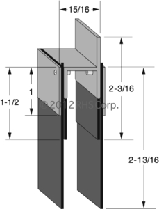 KOLPAKSWEEP, 34-36" GASKET DBL BLADE