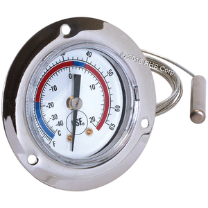 KOLPAKTHERMOMETER, -40 TO +65 FLUSH
