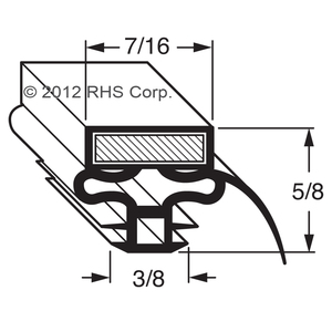TURBO AIRGASKET, 24" X 52-1/4" GJ