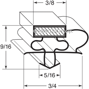 TURBO AIRGASKET, 16-1/4" X 26-1/2" BLAC