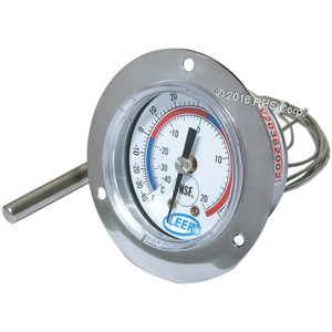 LEERTHERMOMETER, -40 TO +65 DIAL